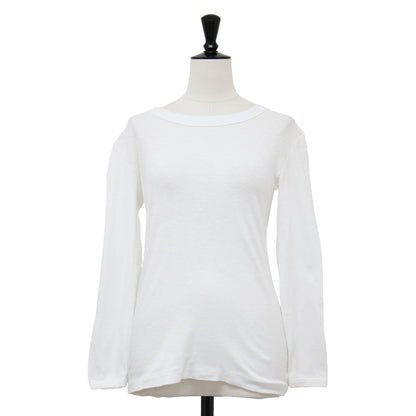 23春夏 スーピマ スラブ ロングスリーブ ティー / Tシャツ カットソー 長袖 クルーネック コットン