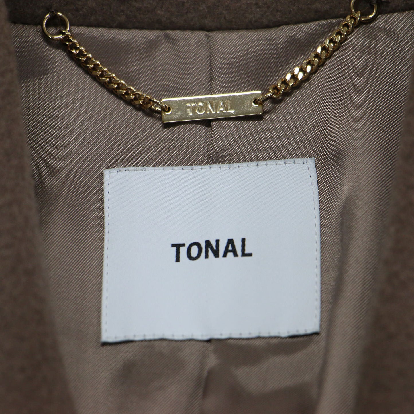 セミフレア ダブル コート / チェスター ロング Vネック ウール