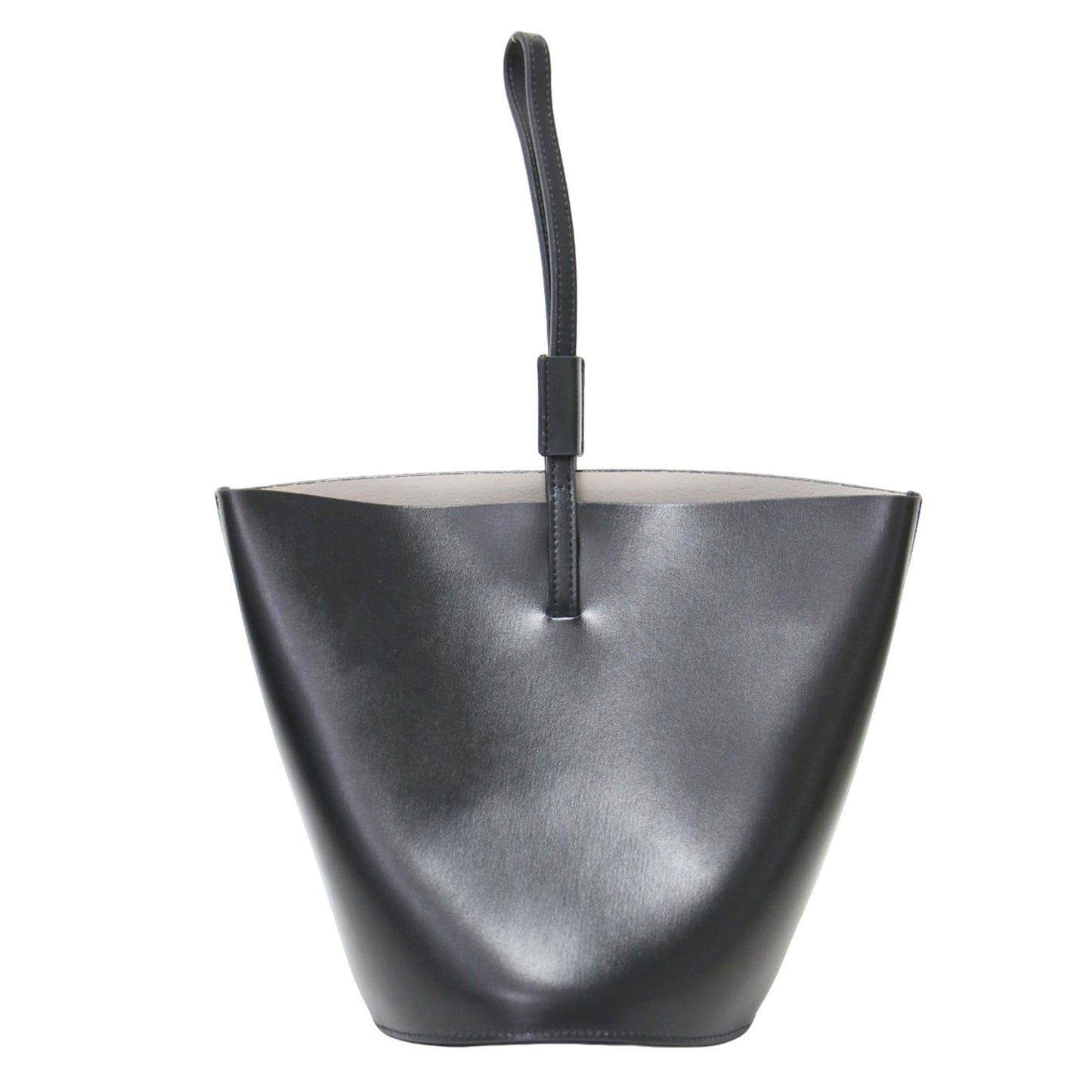 レザー バケツ型 ハンドバッグ / ワンハンドル バケット型