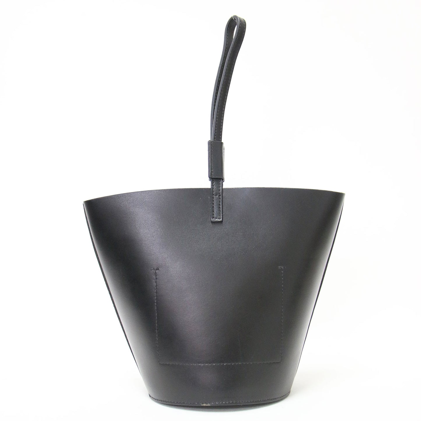 レザー バケツ型 ハンドバッグ / ワンハンドル バケット型