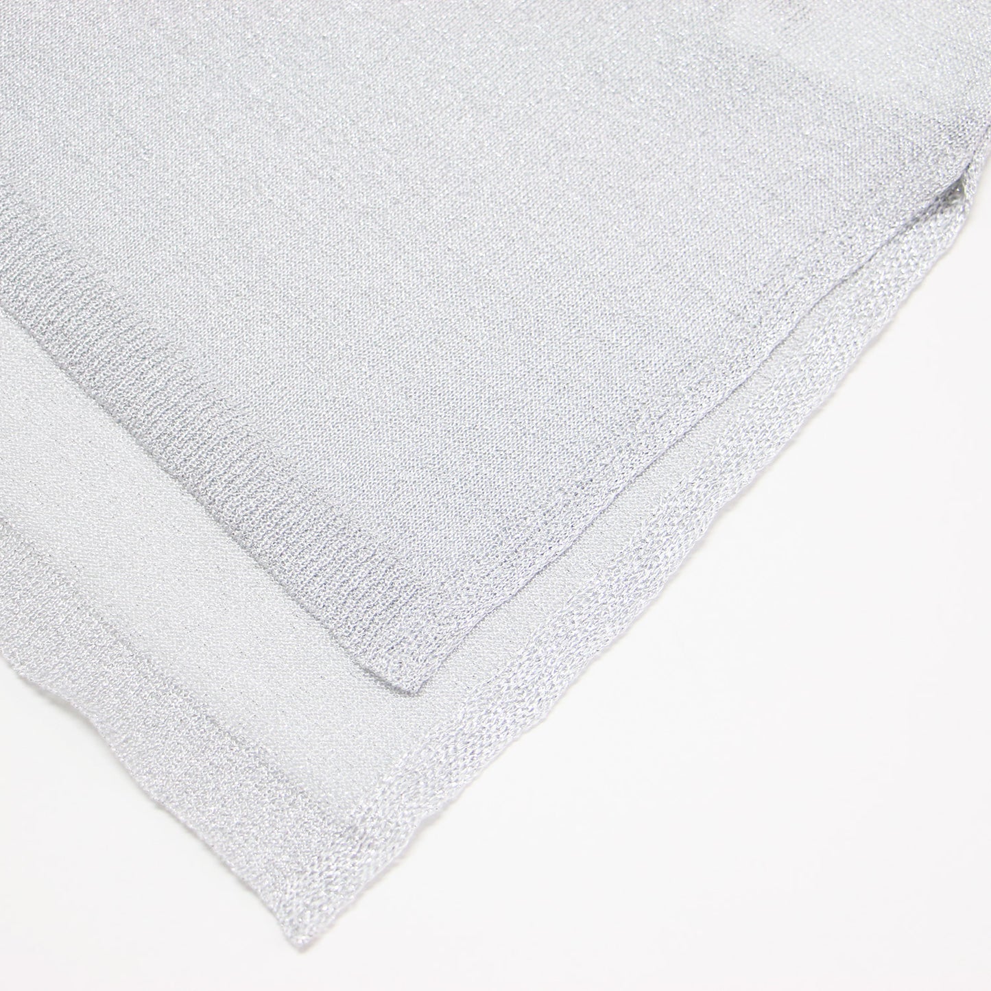 × IENA 別注 グリッター ニット タンクトップ / プルオーバー ノースリーブ Uネック ラメ糸