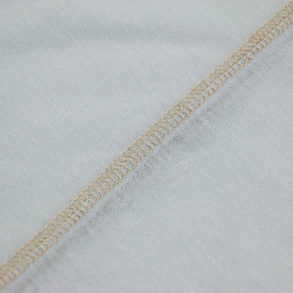 25春夏 コットン ナイロン カラーロック ノースリーブ Tシャツ / カットソー クルーネック シアー