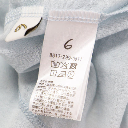 25春夏 コットン ナイロン カラーロック ノースリーブ Tシャツ / カットソー クルーネック シアー