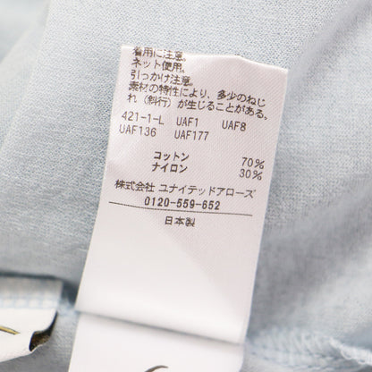 25春夏 コットン ナイロン カラーロック ノースリーブ Tシャツ / カットソー クルーネック シアー