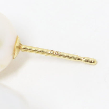 バロックパール ピアス / EMMA 両耳用 真珠 淡水パール K18YG