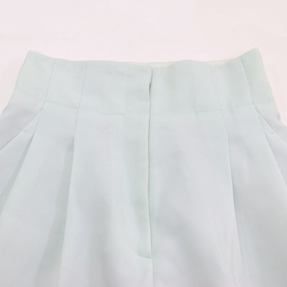 23春夏 ハイウエスト タック ワイド パンツ / スラックス センタープレス