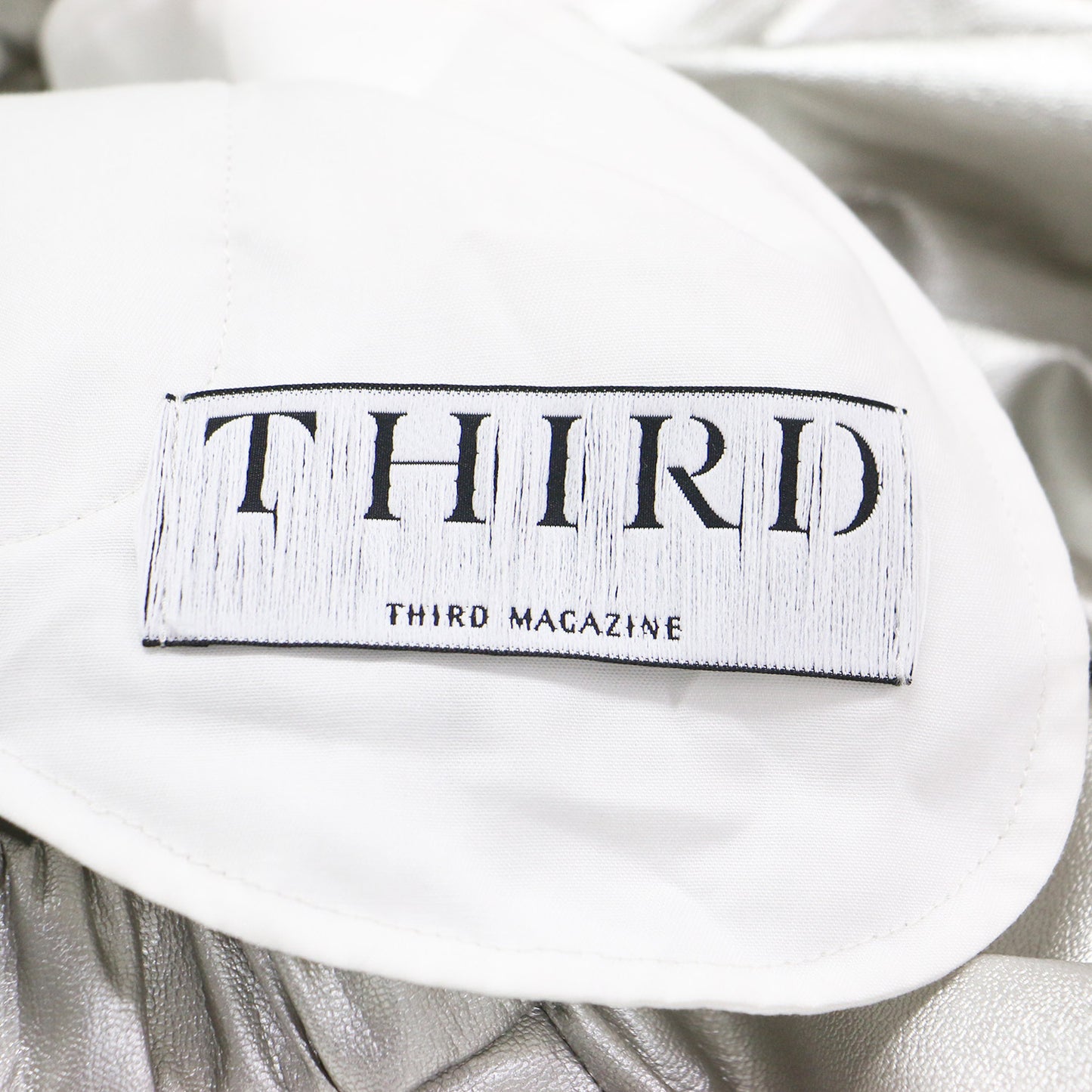 シャイニー ボリューム スカート / ロング丈 ギャザー フェイクレザー