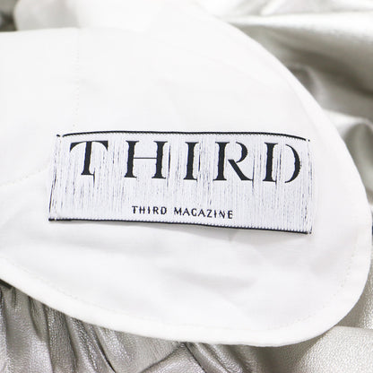 シャイニー ボリューム スカート / ロング丈 ギャザー フェイクレザー