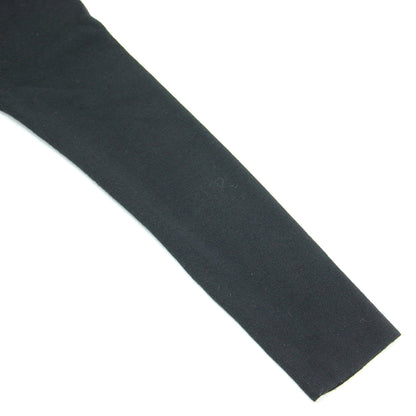 22秋冬 リボン付 タフタ ドッキング ワンピース / ミディ丈 ニット ハイネック 長袖 切替 ギャザー ウール