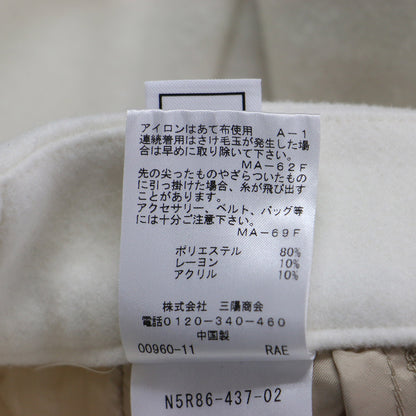 24秋冬 ストレッチ デザインタック パンツ / プルオンパンツ セミワイド ジャージー素材