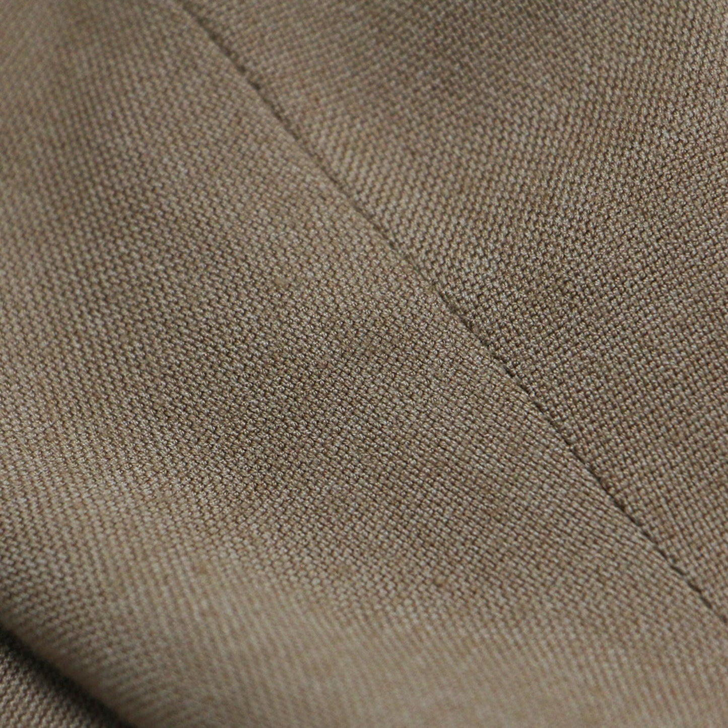 テーパード プルオン パンツ / スラックス タック センタープレス ウエストゴム ウール