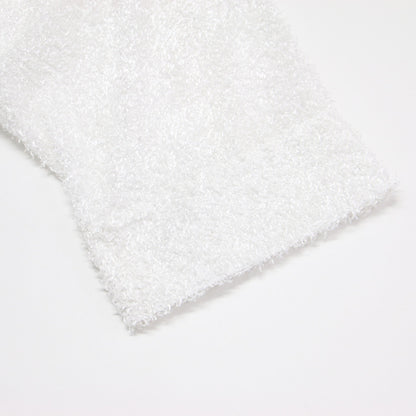 25春夏 ツッキリ ブラウス / Paul シャツ クロップド丈 七分袖 ワイドスリーブ シャギー