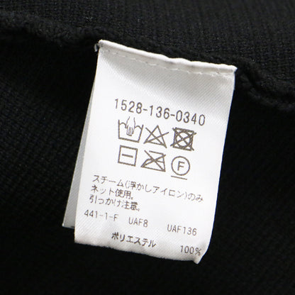 23秋冬 ケープ カーディガン / ポンチョ ニット Aライン クルーネック メタルボタン