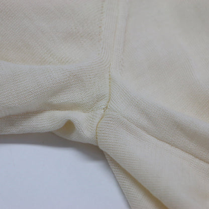 ウール Vネック カーディガン / ニット ミドル丈 長袖 ハイゲージ