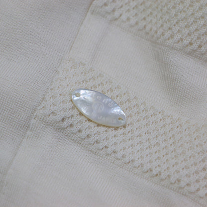 ウール Vネック カーディガン / ニット ミドル丈 長袖 ハイゲージ