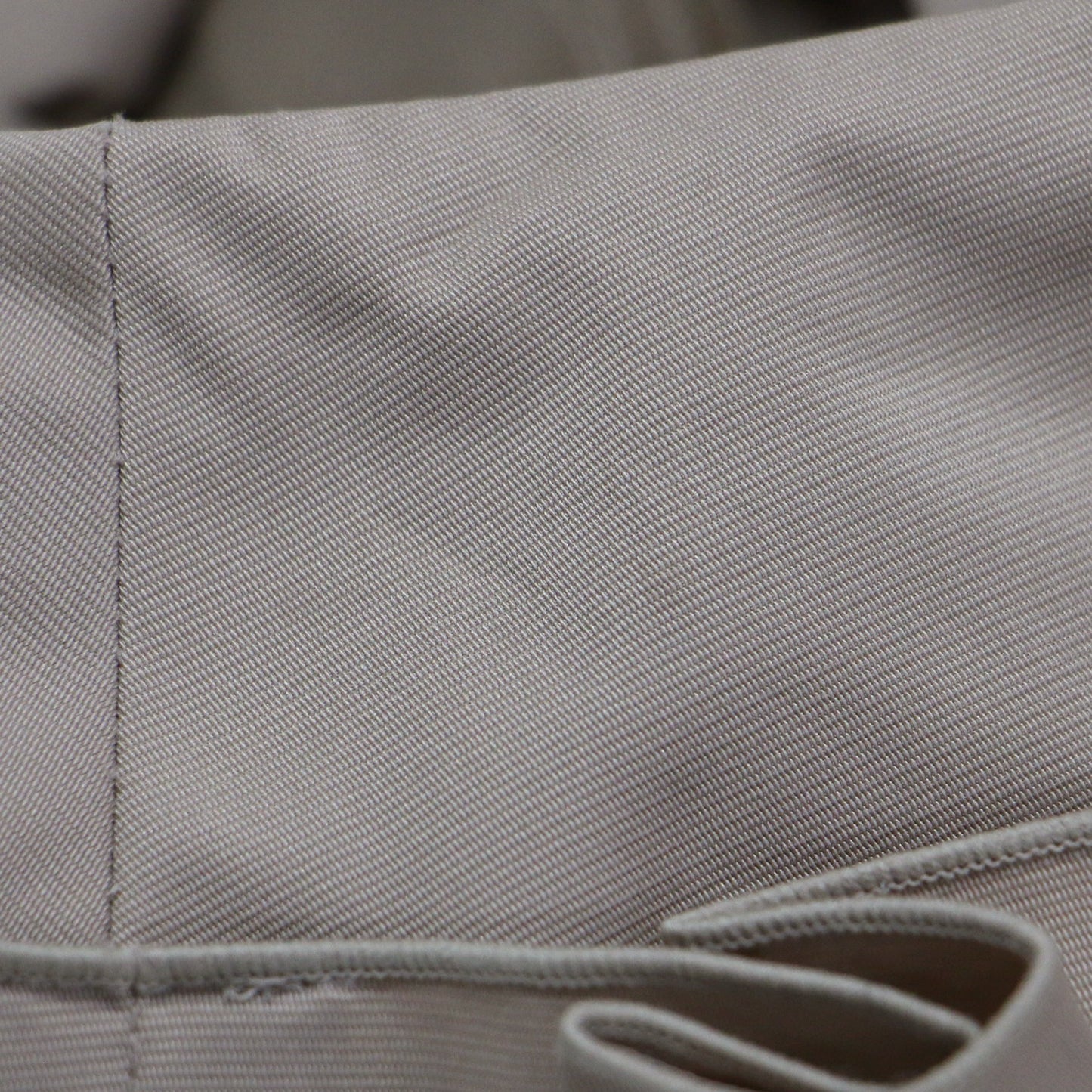 タック ミディ スカート / 膝丈 Aライン グログラン