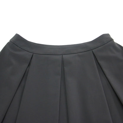 ビーズ付き バルーン スカート / ミディ丈 タック Ａライン