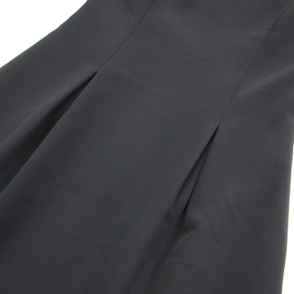 襟付き 七分袖 ミディ ワンピース / 膝丈 ローカラー タック