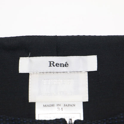 ジャガード フリルスリーブ ミニ ワンピース / ラウンドネック ノースリーブ フロントジップ ギャザー