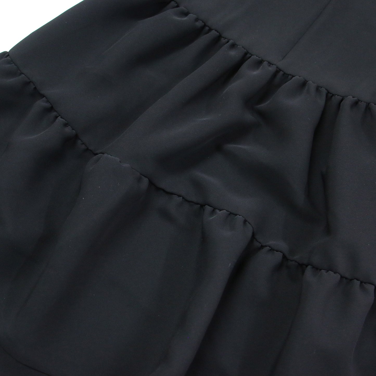 Ｖネック バックティアード ブラウス / チュニック ノースリーブ Aライン