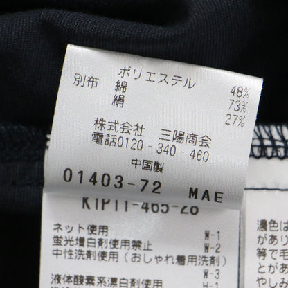 24秋冬 コンパクト コットン ポンチ プルオーバー / Tシャツ カットソー 半袖 クルーネック バックフレア