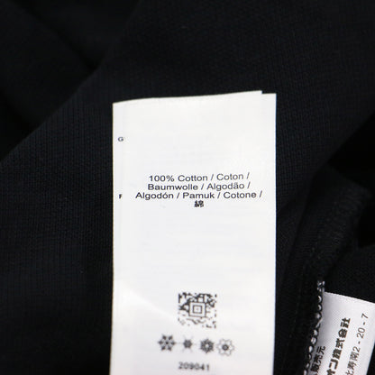 鹿の子 ライン入り Tシャツ ワンピース / ミニ丈 半袖 クルーネック コットン