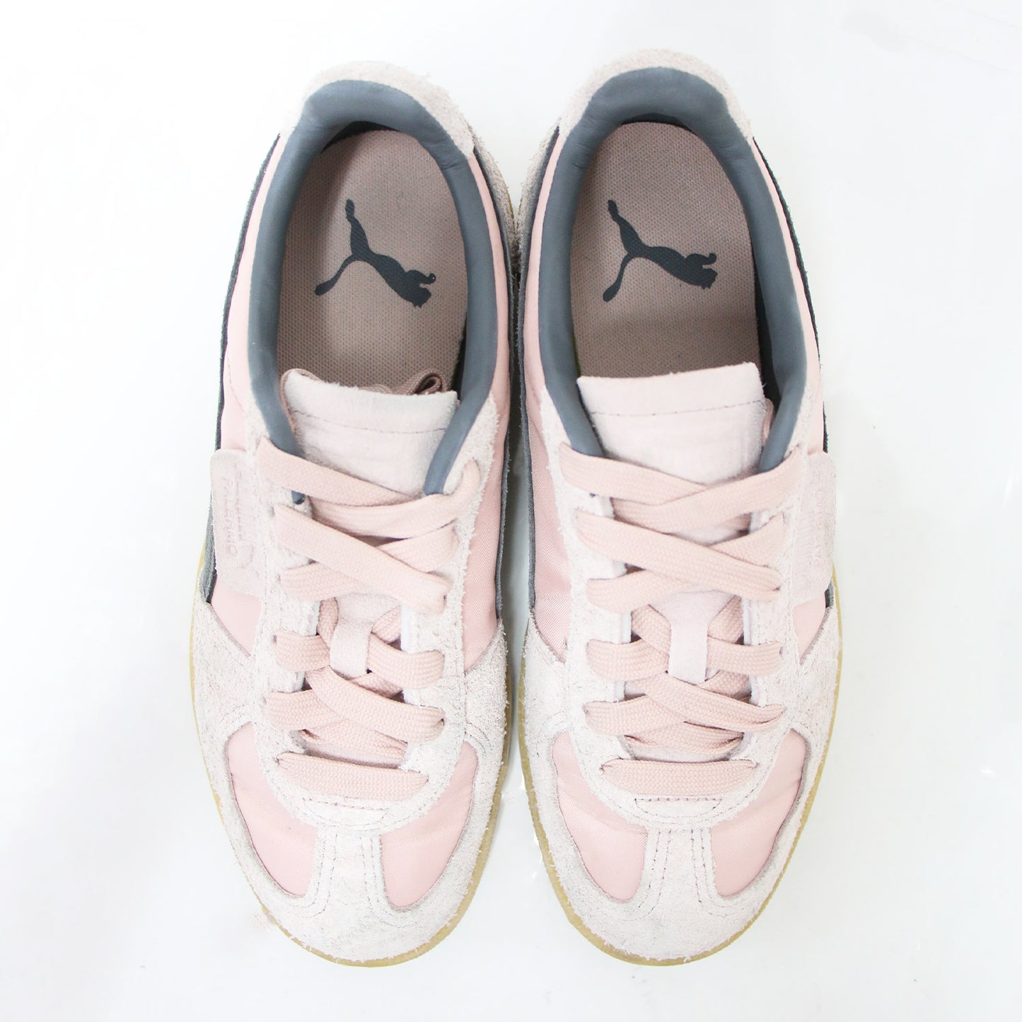 × 百々千晴 ABC-MART 45周年限定モデル PALERMO HAIRY GS 403036 / パレルモ ヘアリー スエード ナイロン レースアップ ス二ーカー