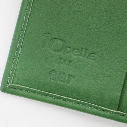 IOPELLE 20春夏 三つ折 ミニ ウォレット / 財布 コンパクト サイバスケ柄 型押し レザー