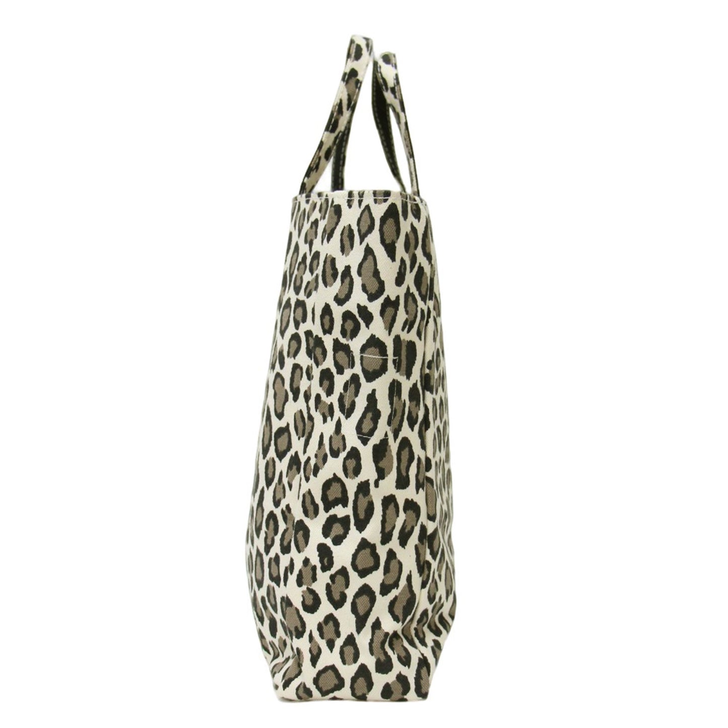 ペーパー レオパード プリント トートバッグ / PAPER LEO ハンドバッグ ヒョウ柄 キャンバス コットン