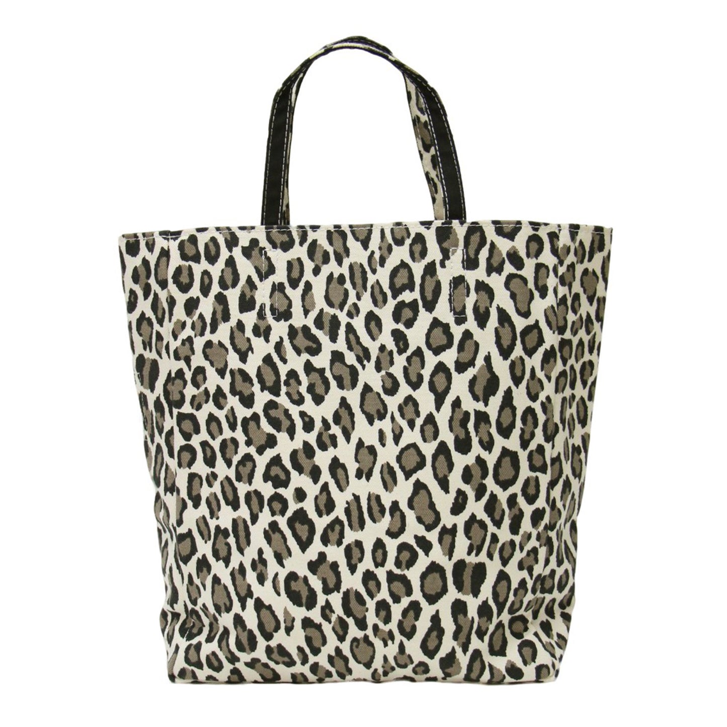 ペーパー レオパード プリント トートバッグ / PAPER LEO ハンドバッグ ヒョウ柄 キャンバス コットン