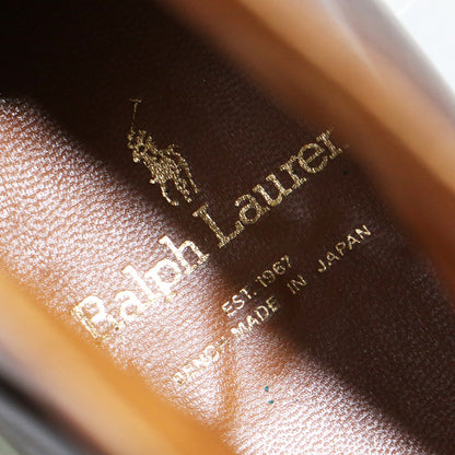 レザー レースアップ ショートブーツ / フラット ラウンドトゥ ヴィンテージ