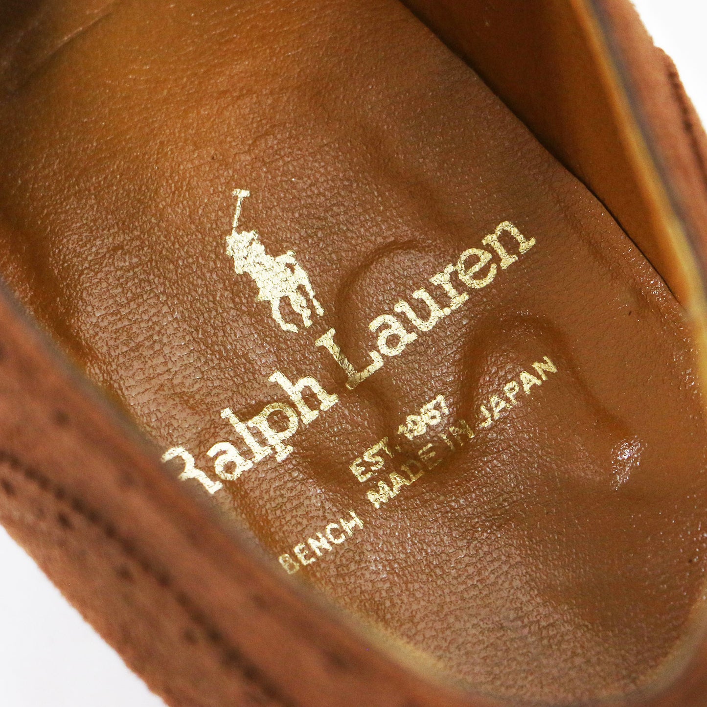 スエード レースアップ ウィングチップ シューズ / フラット タッセル レザー ヴィンテージ