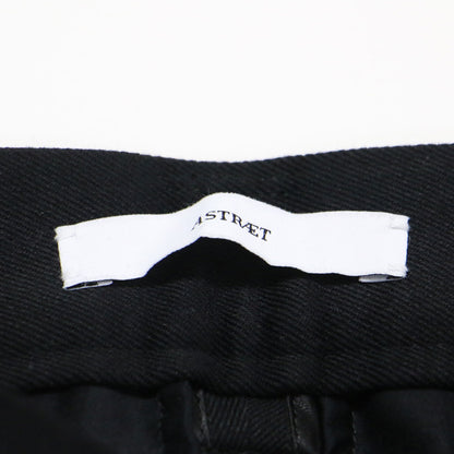 20秋冬 ドローコード カーゴパンツ / ストレート 裾絞り タック センタープレス ウール