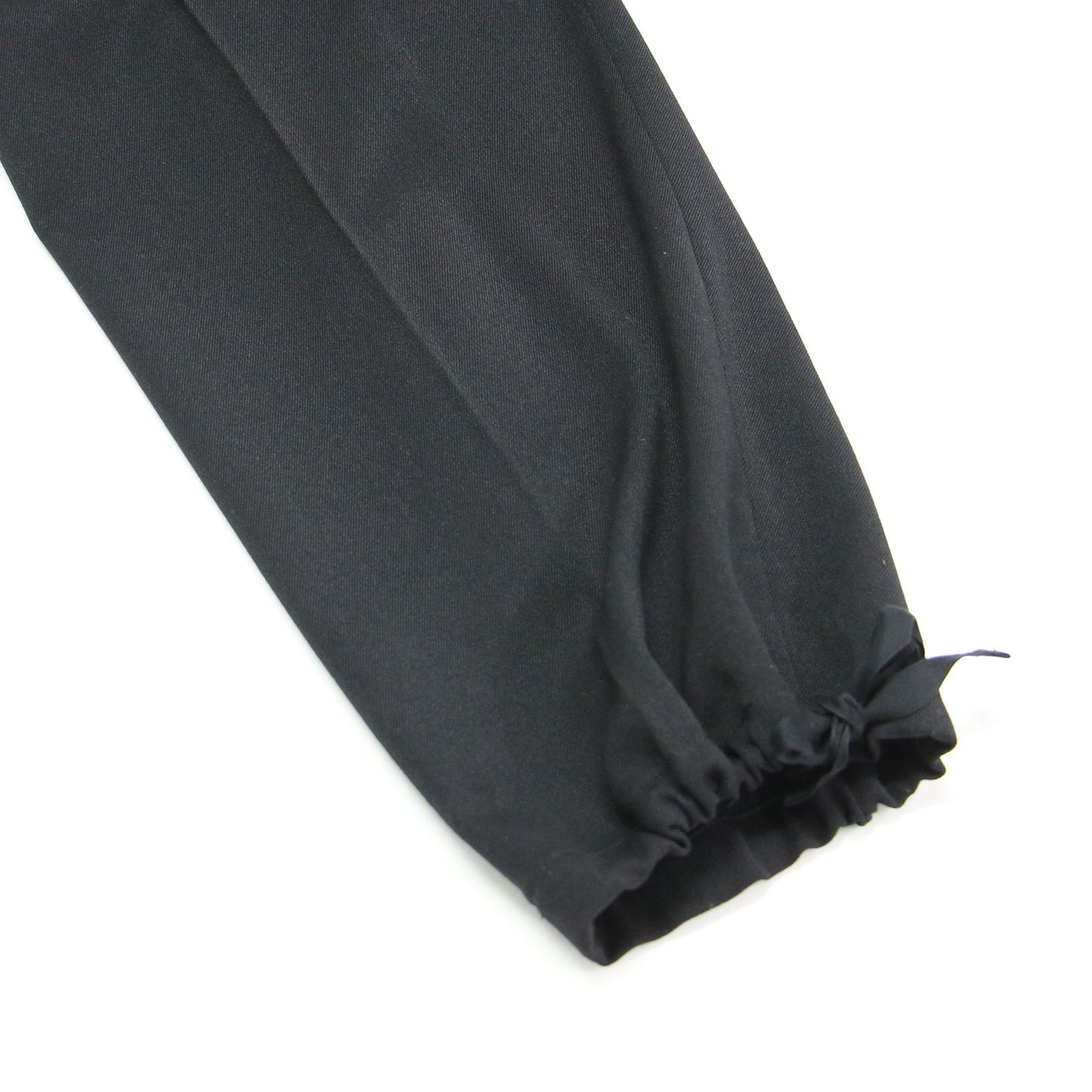 20秋冬 ドローコード カーゴパンツ / ストレート 裾絞り タック センタープレス ウール