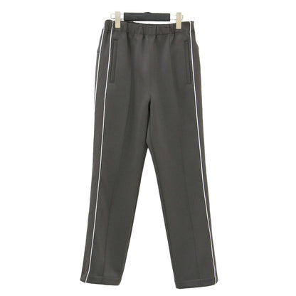 22秋冬 裾ボタン トラック パンツ / ジャージ テーパード ウエストゴム サイドライン