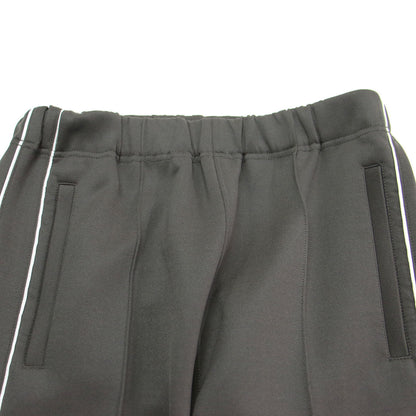 22秋冬 裾ボタン トラック パンツ / ジャージ テーパード ウエストゴム サイドライン