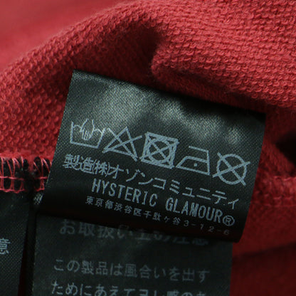 ロゴ グラフィック プリント ジップ パーカー / HIGH VOLTAGE 1984 フーディ スウェット 長袖 裏毛 コットン