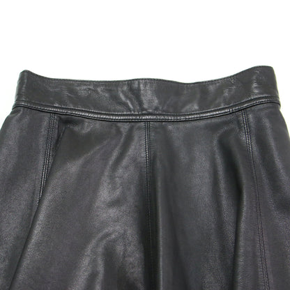 ラムレザー フレア ミニ スカート / Aライン 羊革