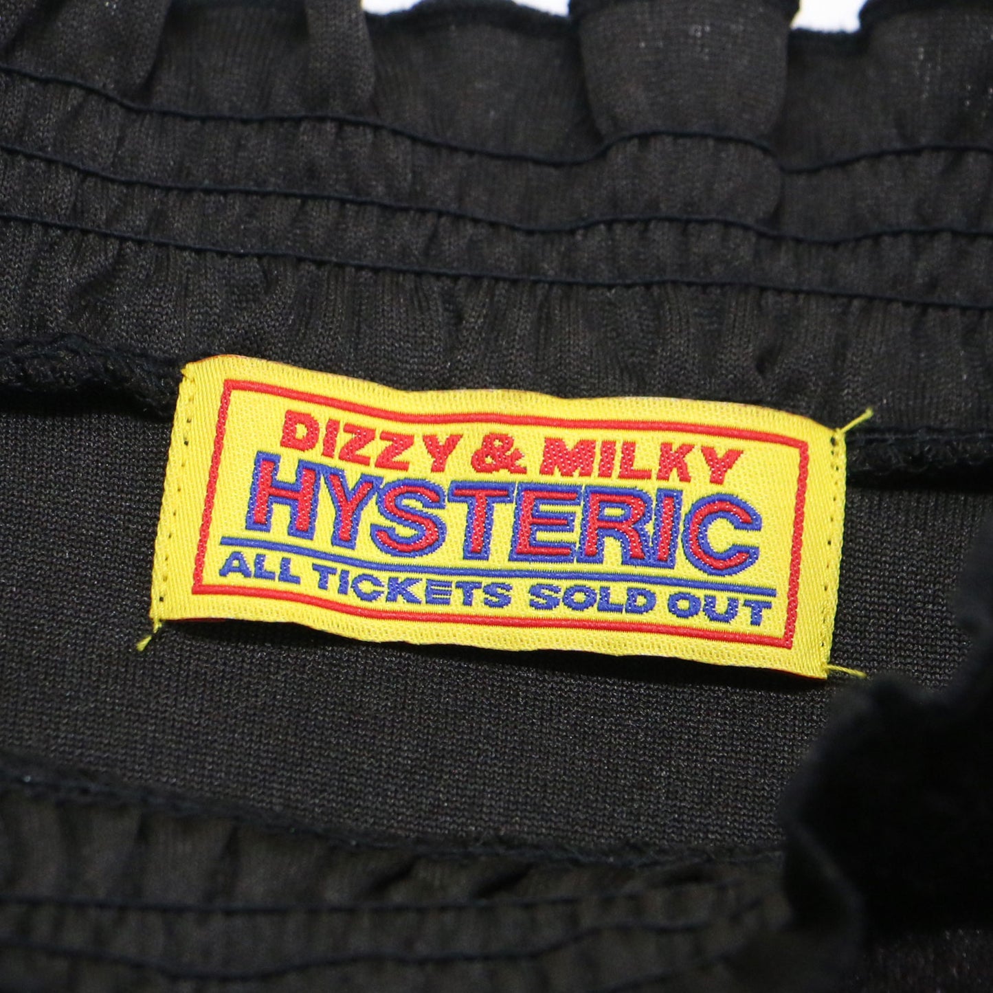 ハート ロゴ プリント ベロア カットソー / HEART Tシャツ プルオーバー 長袖 スタンドカラー ギャザー