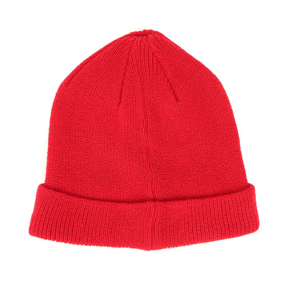 21秋冬 ロゴ 刺繍 ニット キャップ / 帽子 ビーニー リブ コットン