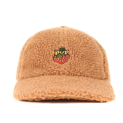 ポップ ベリー ボア キャップ / POP BERRY 帽子 いちご ロゴ 刺繍