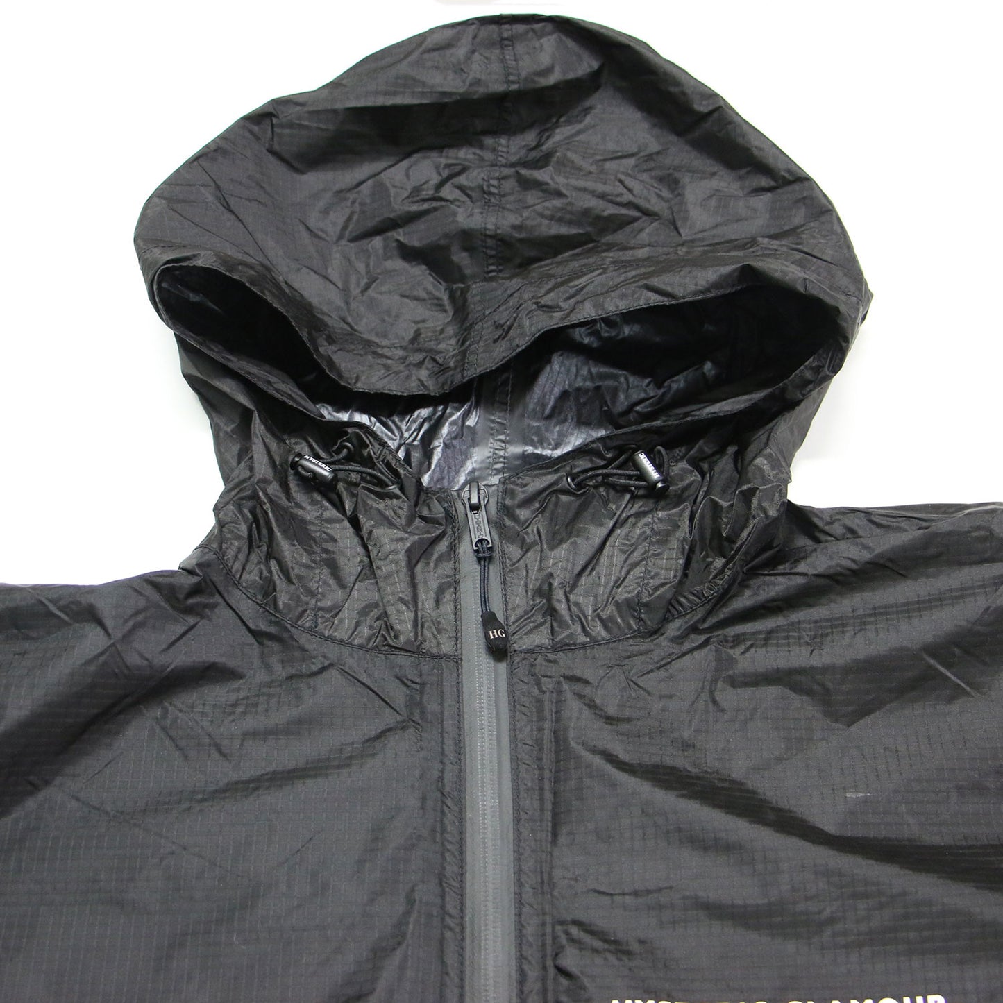 20春夏 シンボルロゴ ポンチョ / レインウェア ロング丈 フード付き パッカブル ナイロン