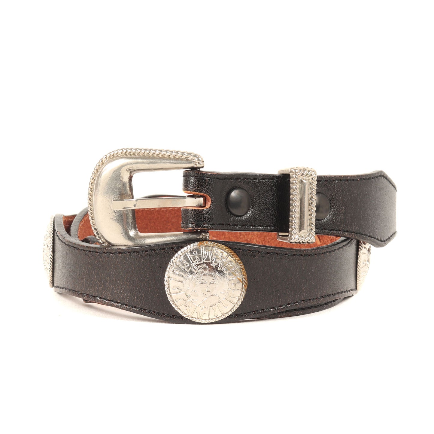 サイケデリック コンチョ ベルト /PSYCHEDELIC CONCHO メタル レザー