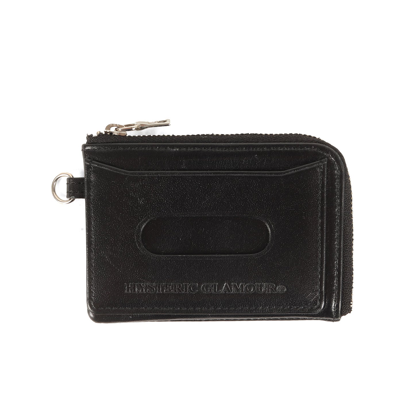 ロゴ スタッズ コインパース / LOGO STUDS 財布 パスケース コインケース ストラップ付き レザー