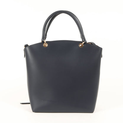 レザー トートバッグ / ショルダーバッグ 2WAY 肩掛け 斜め掛け ポーチ付き 本革