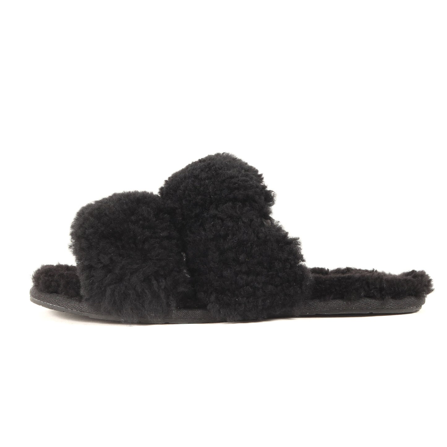 22秋冬 マキシ カーリー スカッフェッタ / MAXI CURLY SCUFFETTA サンダル スリッパ フラット ボア ファー シープスキン