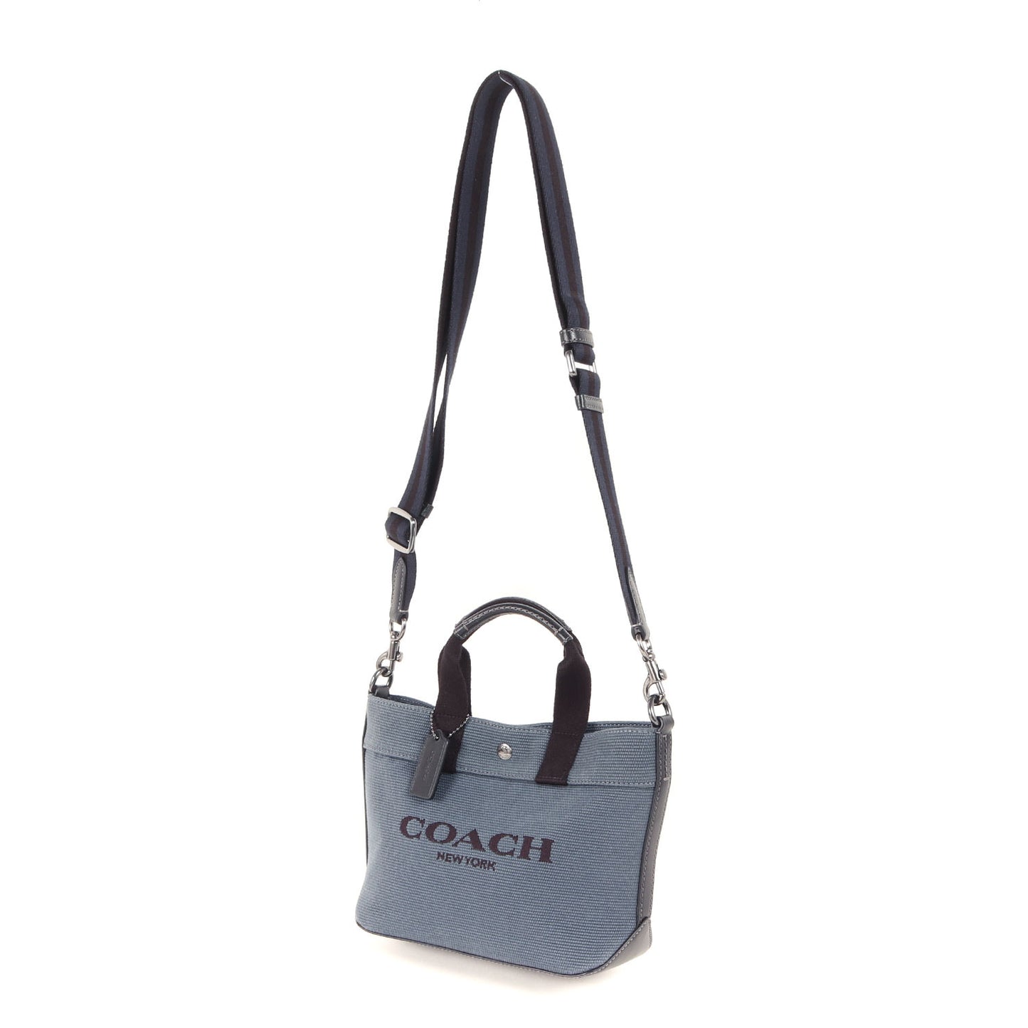 25春夏 トート 20 カラーブロック / ハンドバッグ ショルダー 2WAY 肩掛け 斜め掛け ロゴ キャンバス レザー