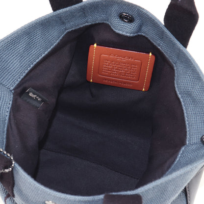 25春夏 トート 20 カラーブロック / ハンドバッグ ショルダー 2WAY 肩掛け 斜め掛け ロゴ キャンバス レザー