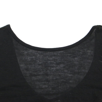 25春夏 バックオープン ロングスリーブ Tシャツ LOW BACK LONG SLEEVE T-SHIRT カットソー 長袖 シアー ウール