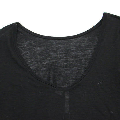 25春夏 バックオープン ロングスリーブ Tシャツ LOW BACK LONG SLEEVE T-SHIRT カットソー 長袖 シアー ウール